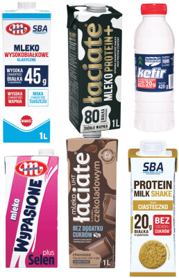mleko łaciate protein wypasione