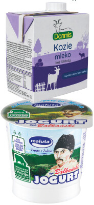 danmis mleko kozie jogurt bałkański maluta