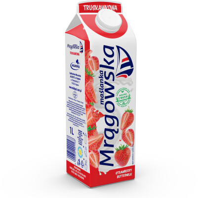 maślanka mrągowska truskawka