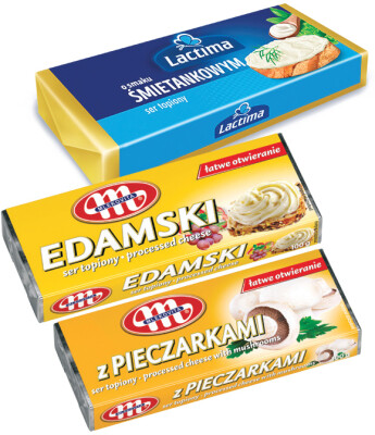 mlekovita ser edamski z pieczarkami