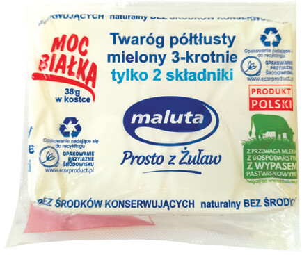 maluta twaróg półtłusty mielony