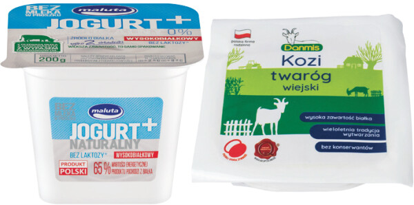 maluta jogurt+ Agro-Danmis twaróg kozi