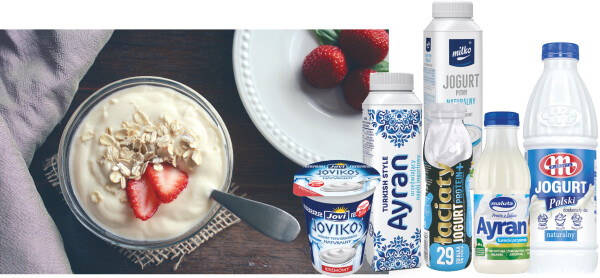 jogurty naturalne ayran