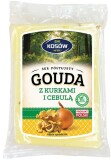 Gouda z kurkami i cebulą kawałek