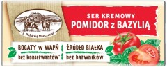 Z Polskiej Mleczarni ser kremowy pomidor z bazylią