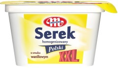 Polski serek homogenizowany o smaku waniliowym
