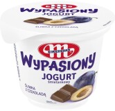 Wypasiony jogurt śmietankowy śliwka z czekoladą