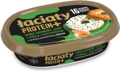 Łaciaty Protein+ serek kremowy lekki z cebulą i szczypiorkiem