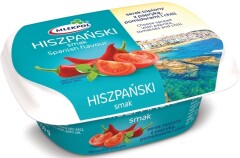 Serek topiony hiszpański smak z papryką, pomidorami i chili
