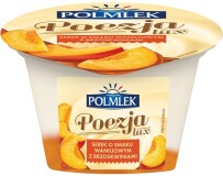 Poezja Lux serek o smaku waniliowym z brzoskwiniami