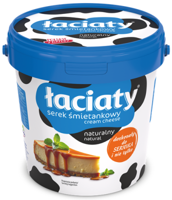 Serek śmietankowy Łaciaty naturalny 1kg B 1