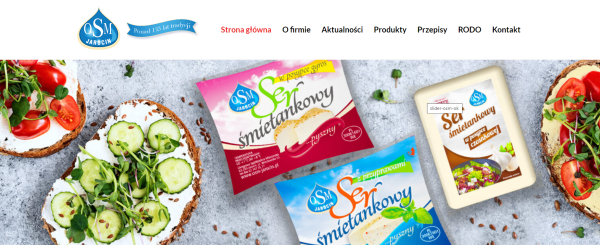 Widok strony internetowej Spółdzielni