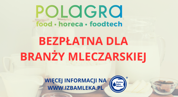 Polagra bezpłatna dla branży mleczarskiej