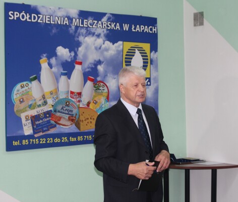 Antoni Żdanuk nie jest już prezesem zarządu mleczarni w Łapach (SM)